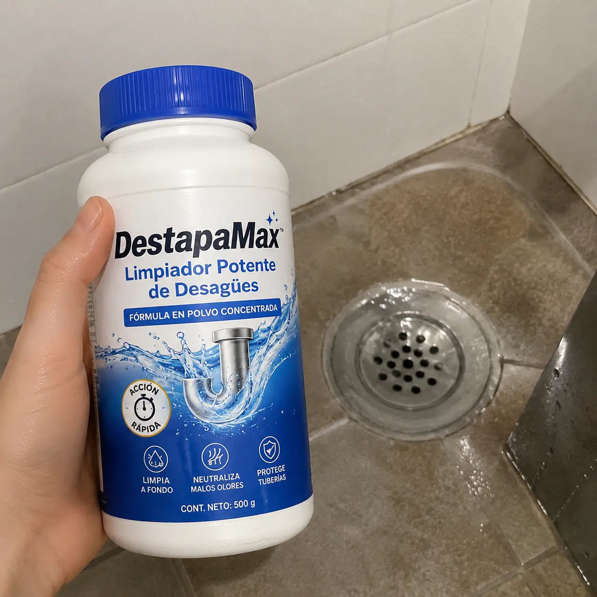 DestapaMax desatascador para fregaderos y tuberías de cocina